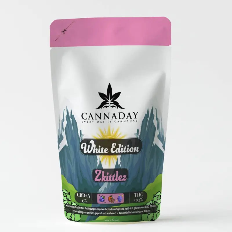 Cannaday - Blüten - CBD - Zkittlez 13% – White Edition